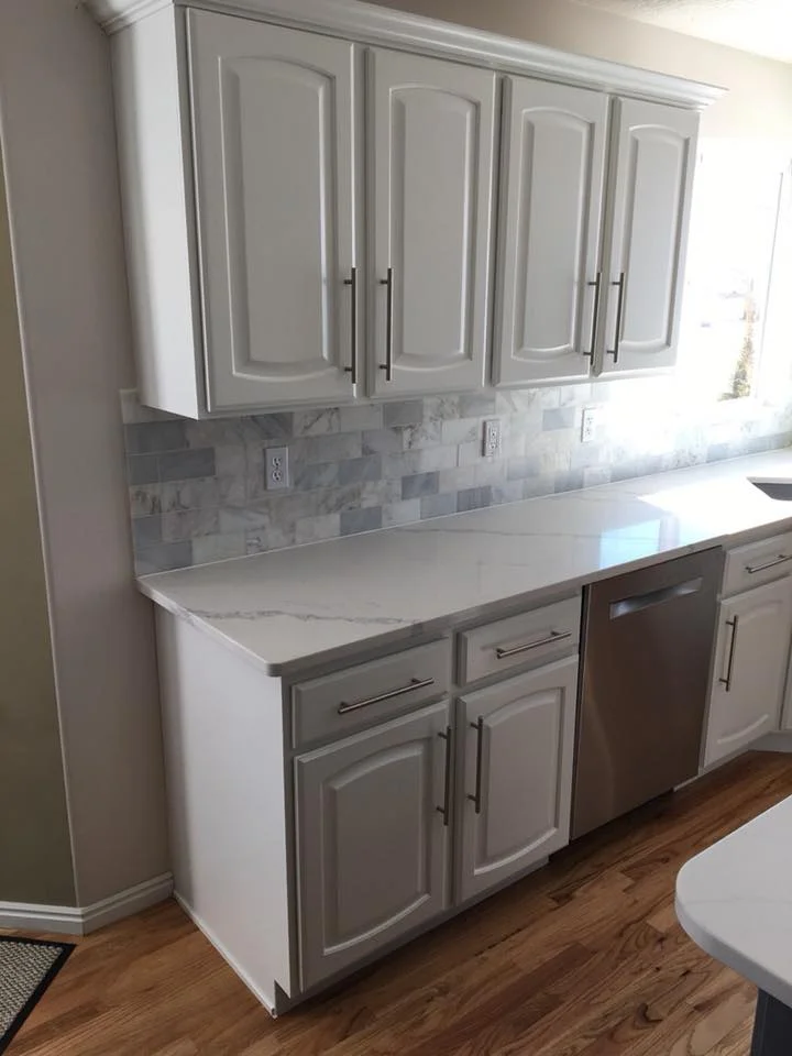 Kitchen cabinet painting project serving St. George, Utah