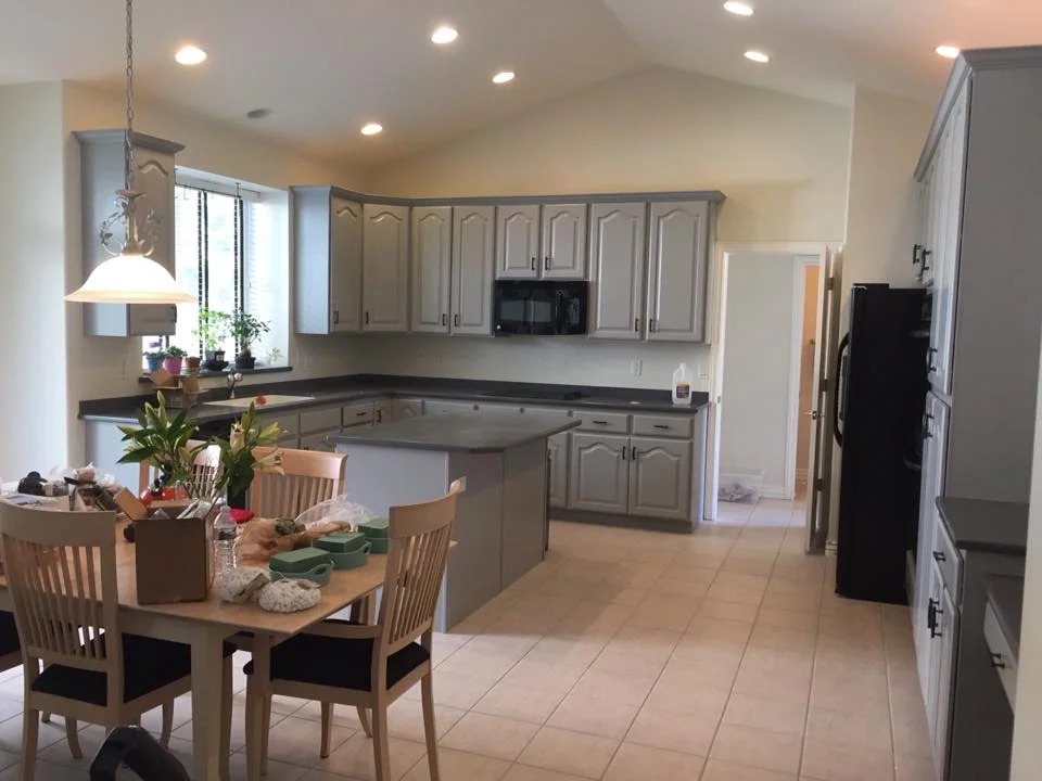 Utah cabinet refinishing project